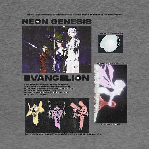 Neon Genesis Evangelion by stellarcollages